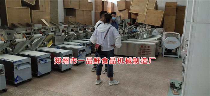 山西客戶考察燴面機 山西客戶考察燴面機